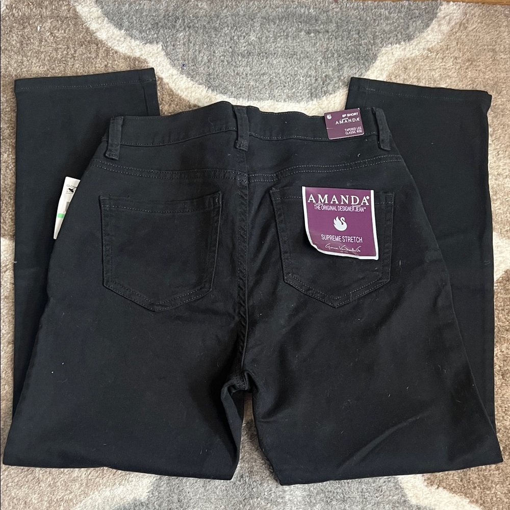 💙 Gloria Vanderbilt Amanda Black Jeans - Picture 2 of 4